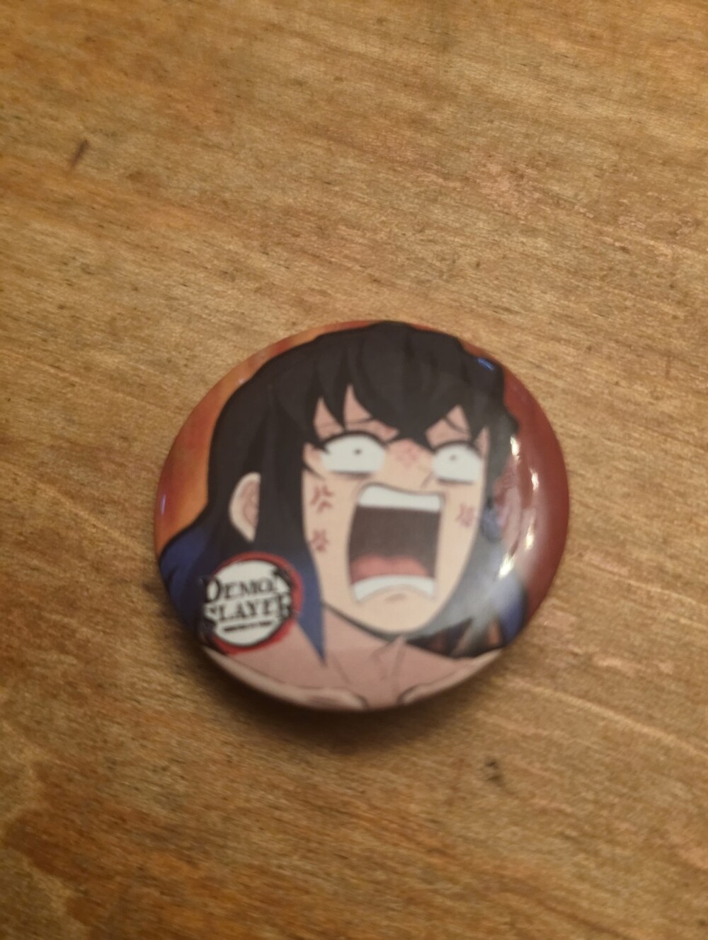 Inoske Demon Slayer Small Metal Button